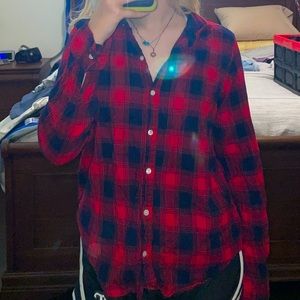 Flannel Button-Up Small